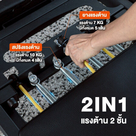 เครื่องพิลาทิส HOMEFITTOOLS PILATES REFORMER FOLDABLE รุ่น LITE สีดำ (รวมอุปกรณ์เสริม)_8